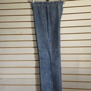 Vintage Faded Glory Jeans Women's XL Medium Wash Blue Denim Pull On Pants 80s